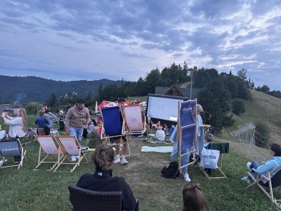 Plenerowe KIno MARZENIE, seans na Cieńkowie